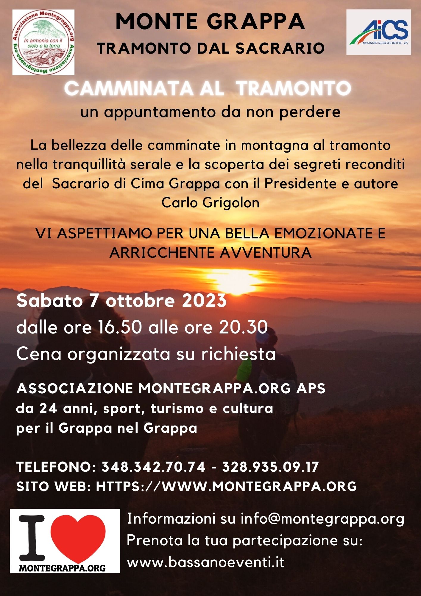 Tramonto in Grappa
