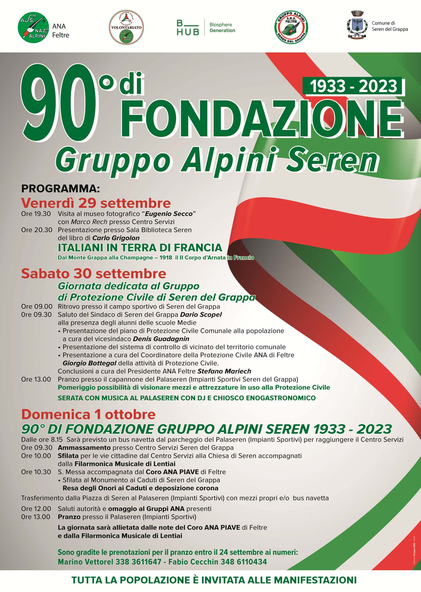 90 fondazione Alpini Seren 9 23 23D1431