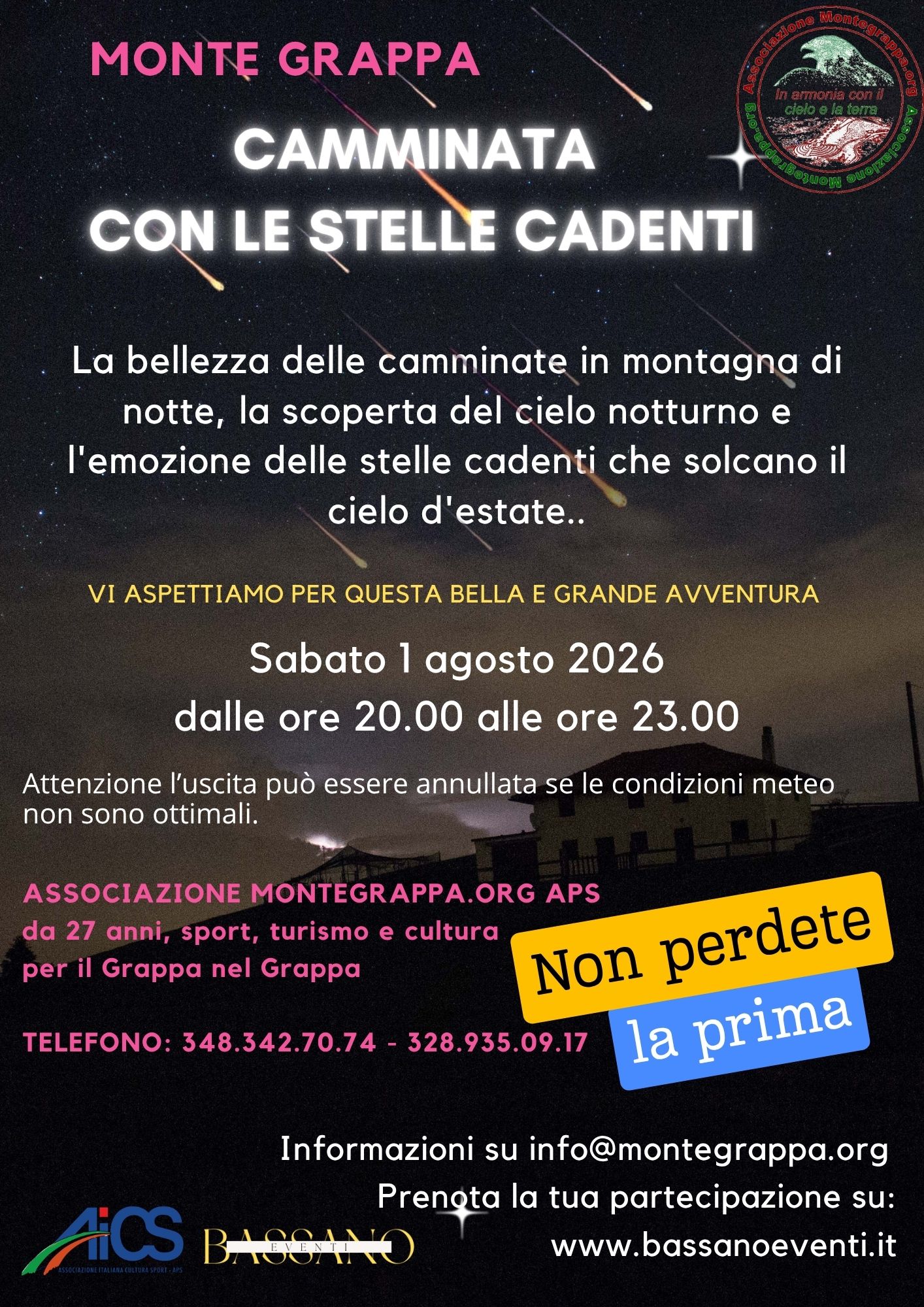 Stelle cadenti in Grappa