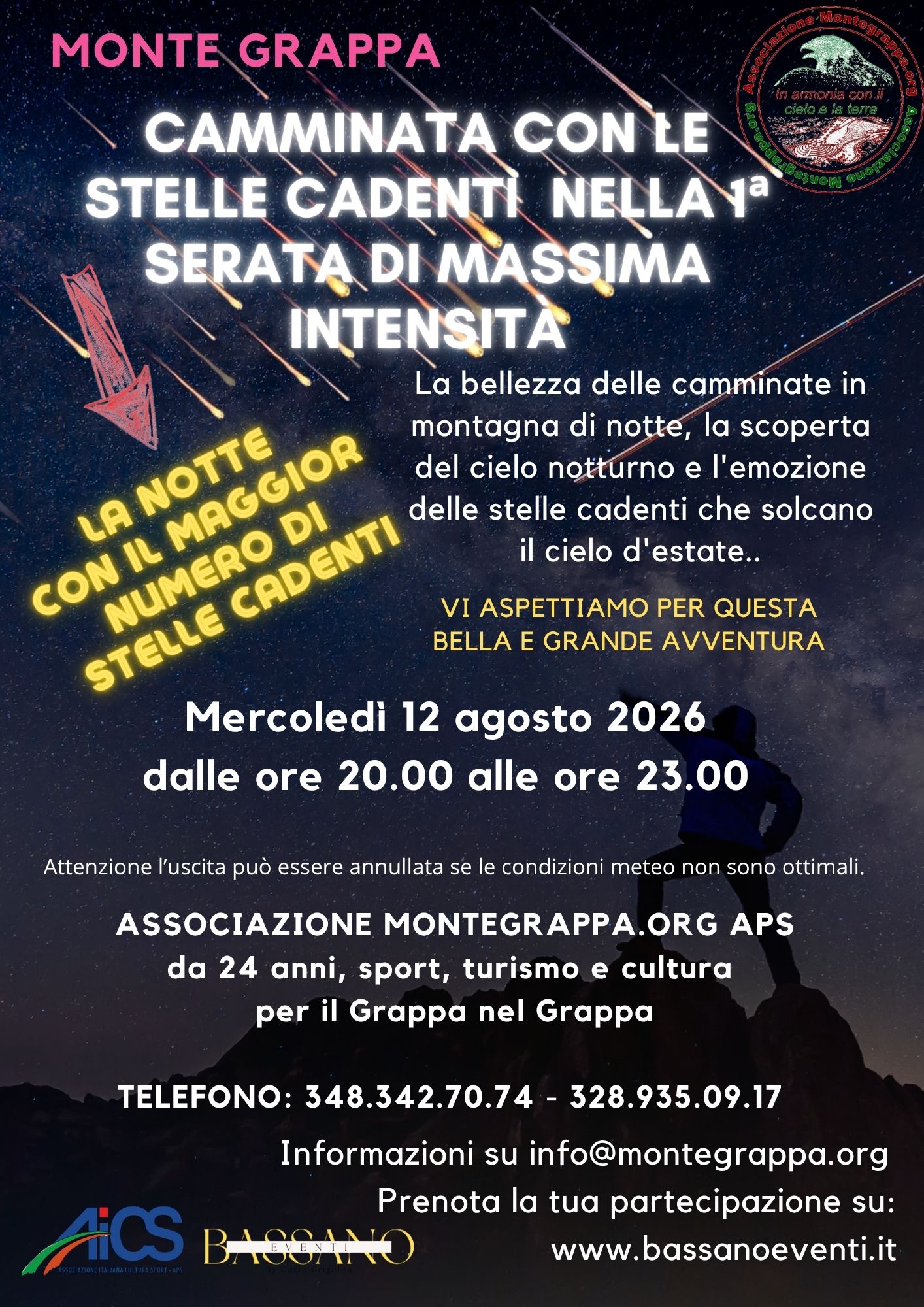Stelle cadenti in Grappa